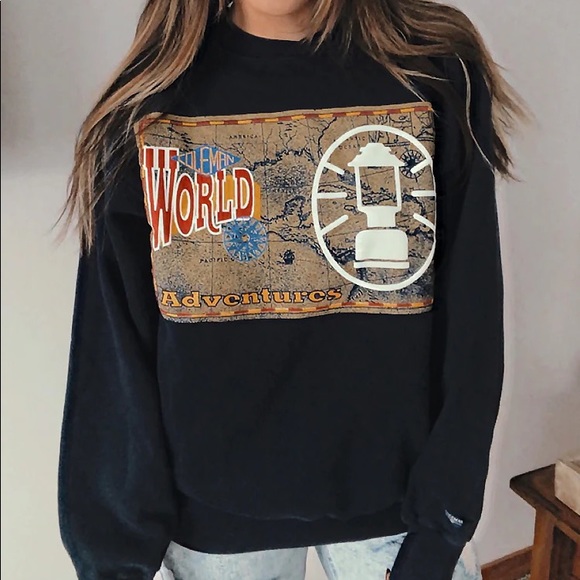 90s Vintage Coleman Adventures Crewneck Sweatshirt - Picture 2 of 7